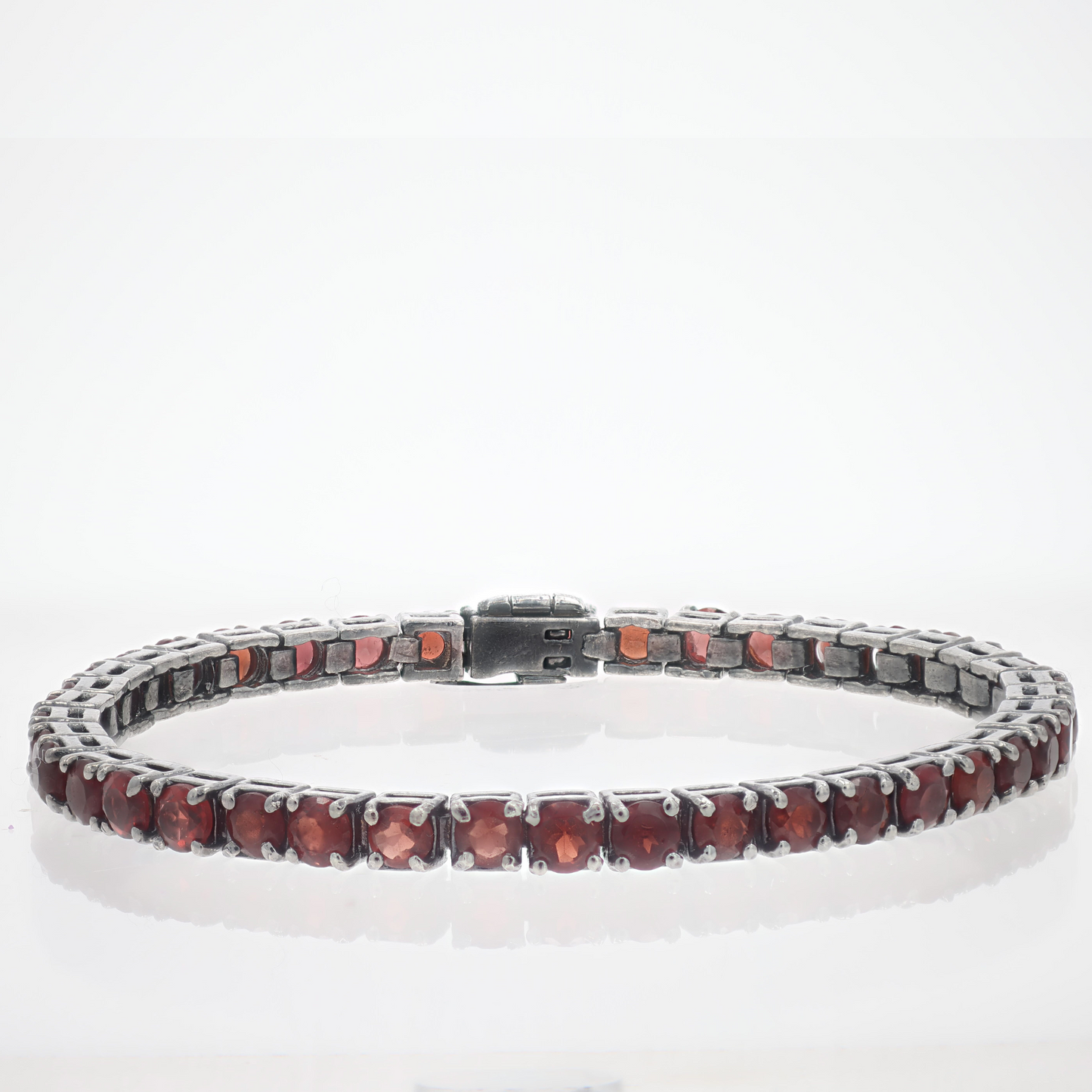 Orange Sapphire Bracelet