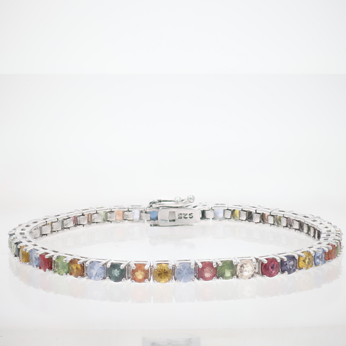 Rainbow Sapphire Bracelet
