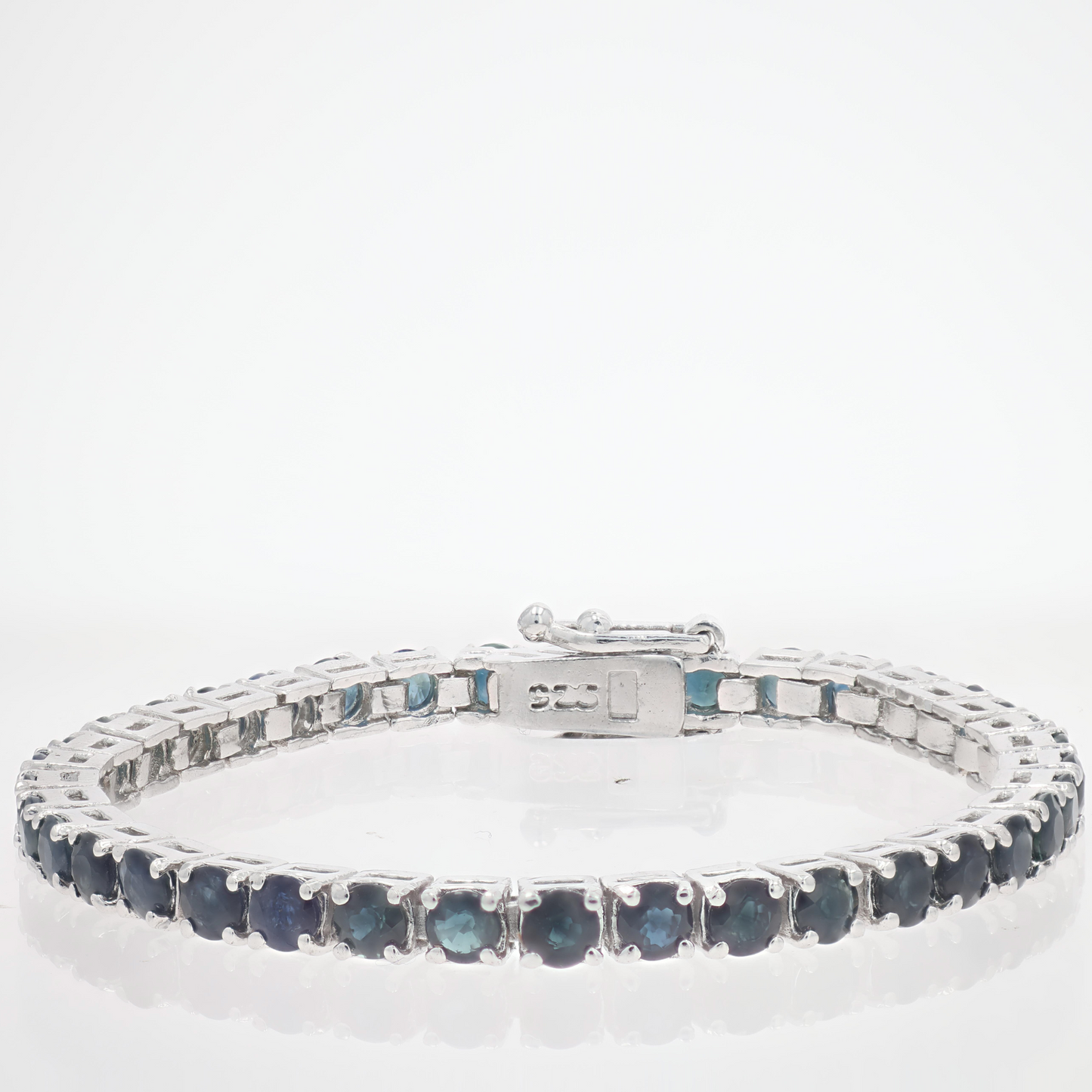 Blue/Green Sapphire Bracelet