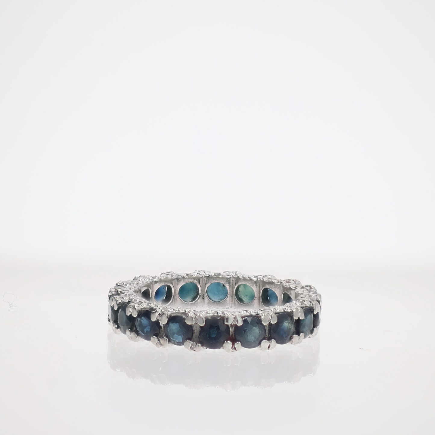 Blue/Green Sapphire Ring