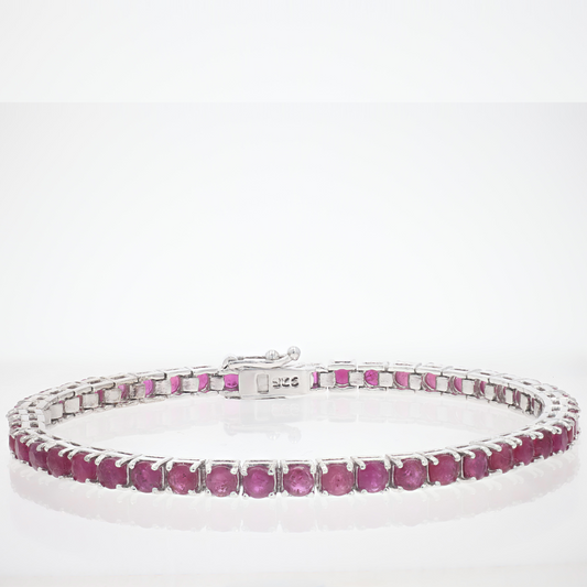 Pink Sapphire Bracelet