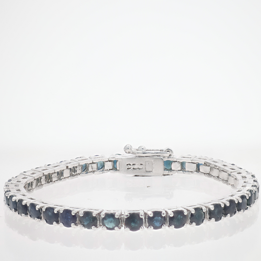 Blue/Green Sapphire Bracelet